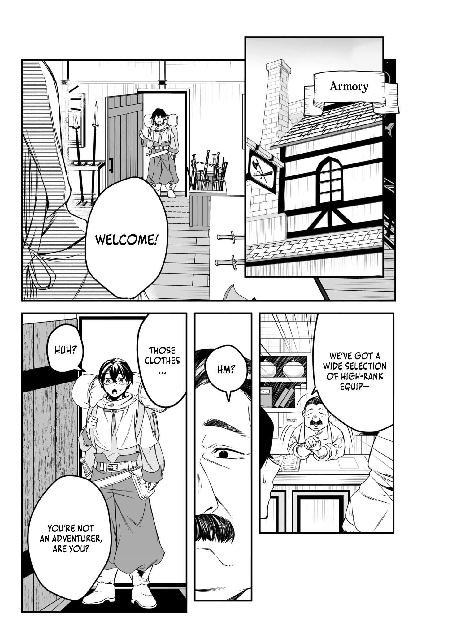 The Banished Errand Boy’s Invincible Equipment Powered by an SSS-Rank Shopping Skill ~Aiming to Be the Ultimate Party by Super-Enhancing Everything I Buy!~ Chapter 1 - Page 26