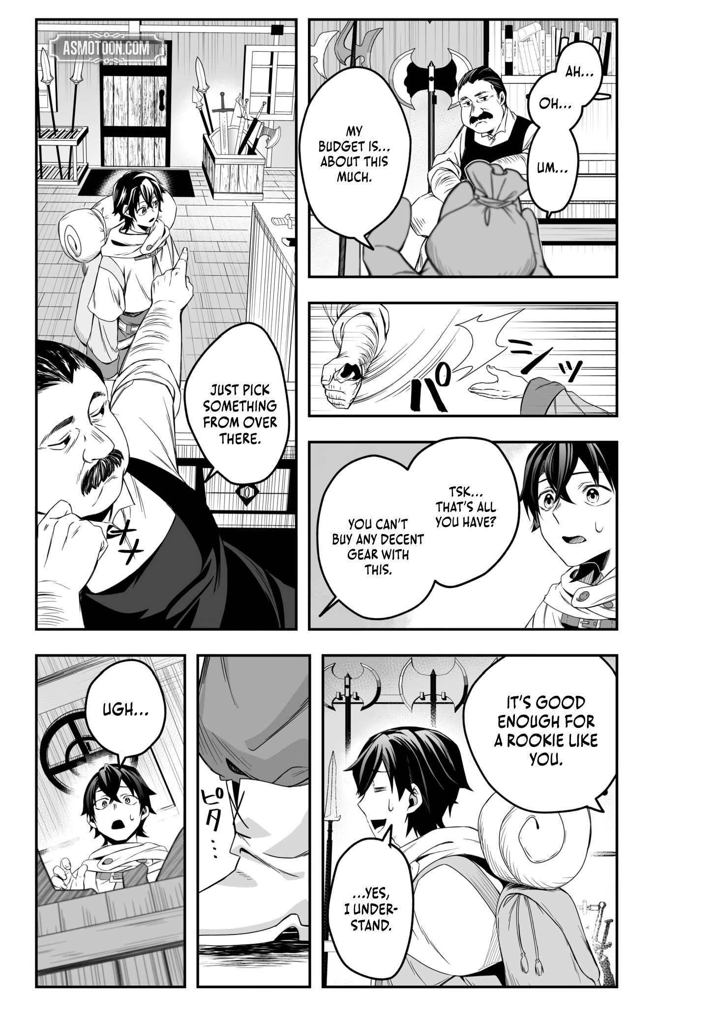 The Banished Errand Boy’s Invincible Equipment Powered by an SSS-Rank Shopping Skill ~Aiming to Be the Ultimate Party by Super-Enhancing Everything I Buy!~ Chapter 1 - Page 28