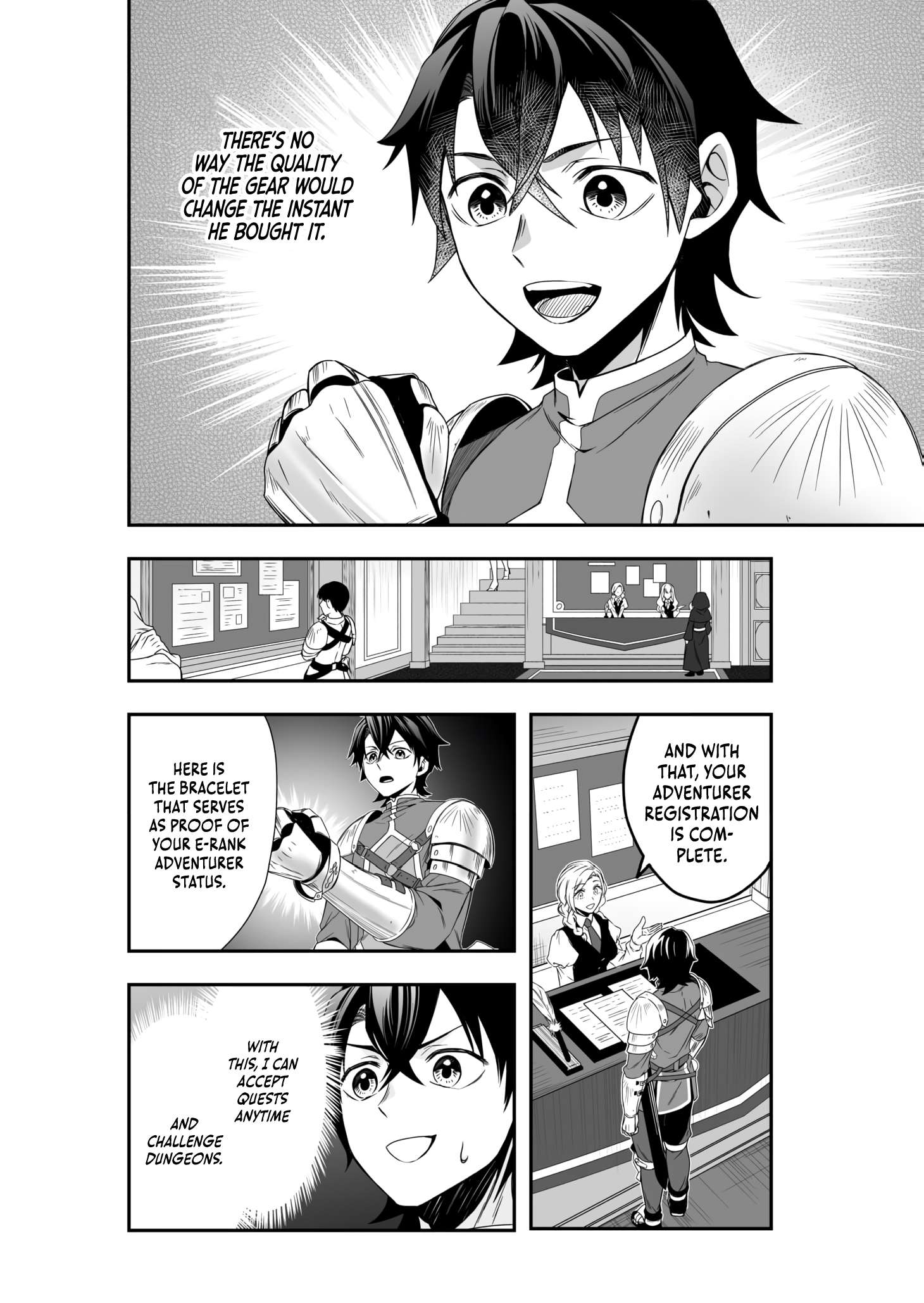 The Banished Errand Boy’s Invincible Equipment Powered by an SSS-Rank Shopping Skill ~Aiming to Be the Ultimate Party by Super-Enhancing Everything I Buy!~ Chapter 1 - Page 33