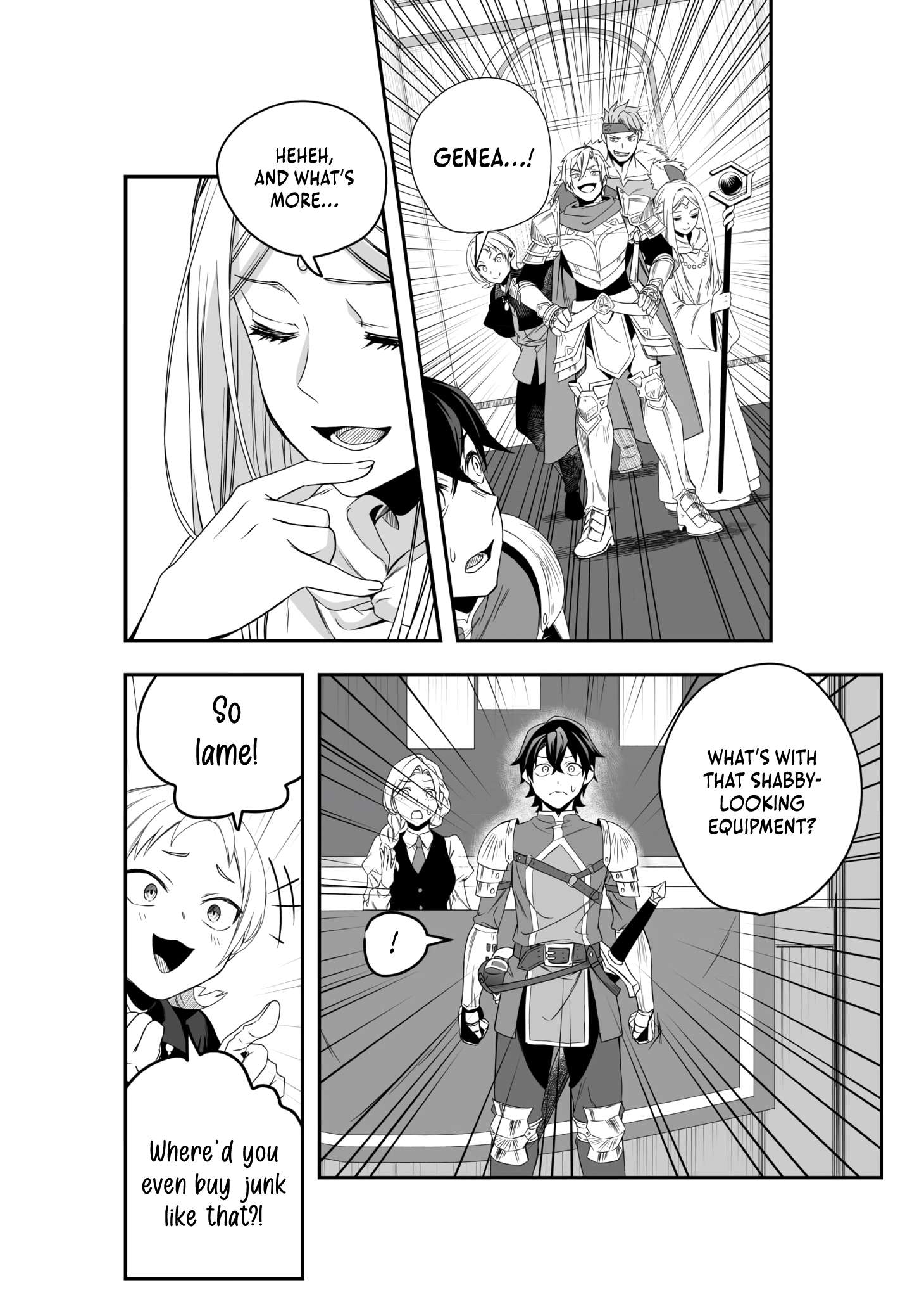 The Banished Errand Boy’s Invincible Equipment Powered by an SSS-Rank Shopping Skill ~Aiming to Be the Ultimate Party by Super-Enhancing Everything I Buy!~ Chapter 1 - Page 35