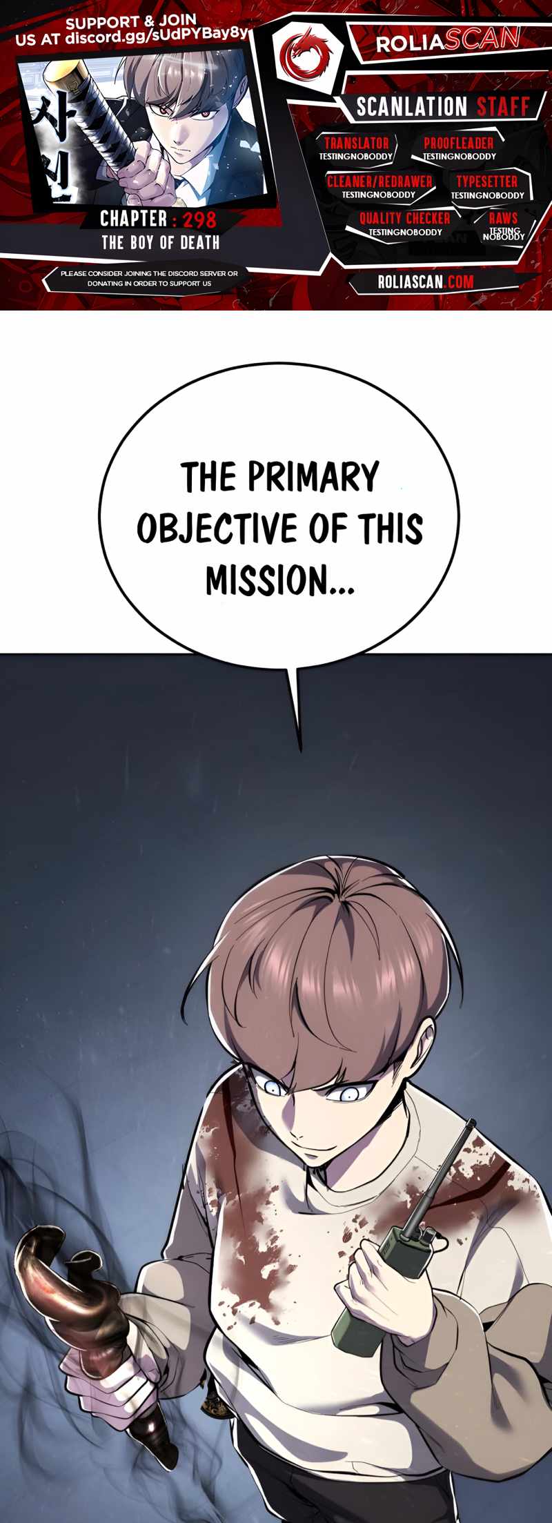 The Boy of Death Chapter 298 - Page 1