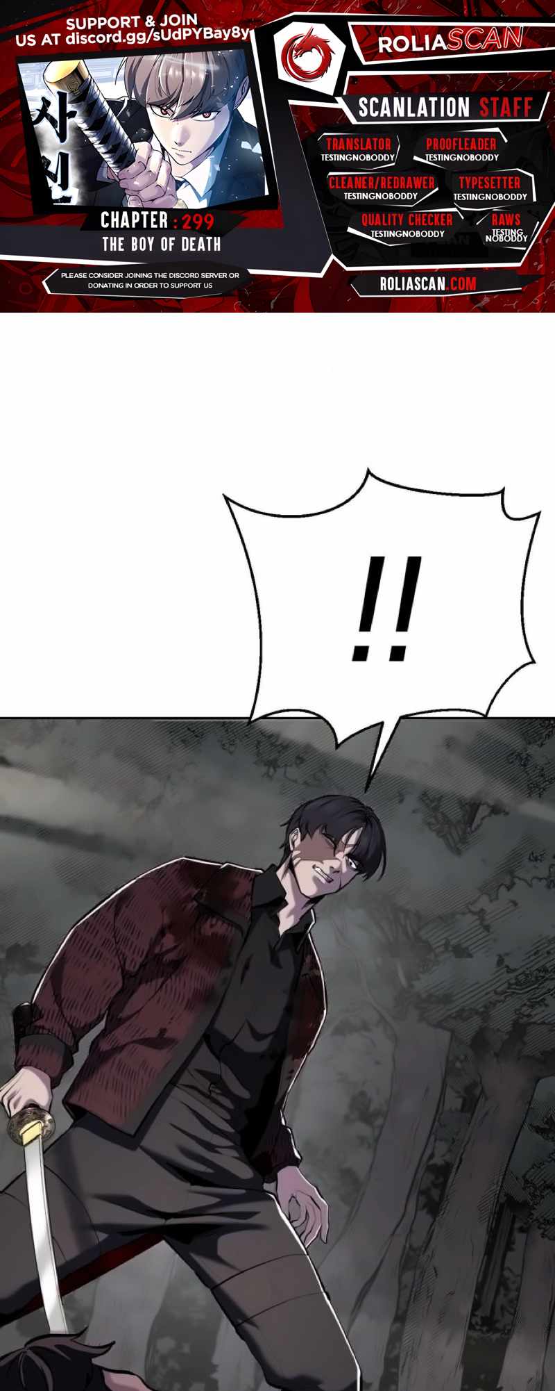 The Boy of Death Chapter 299 - Page 1