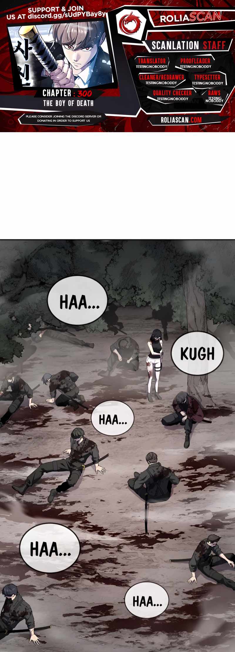 The Boy of Death Chapter 300 - Page 1