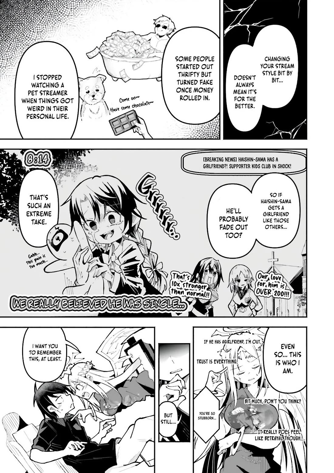 The Case in Which Streaming in Another World Led to the Creation of a Massive Yandere Following Chapter 53 - Page 9