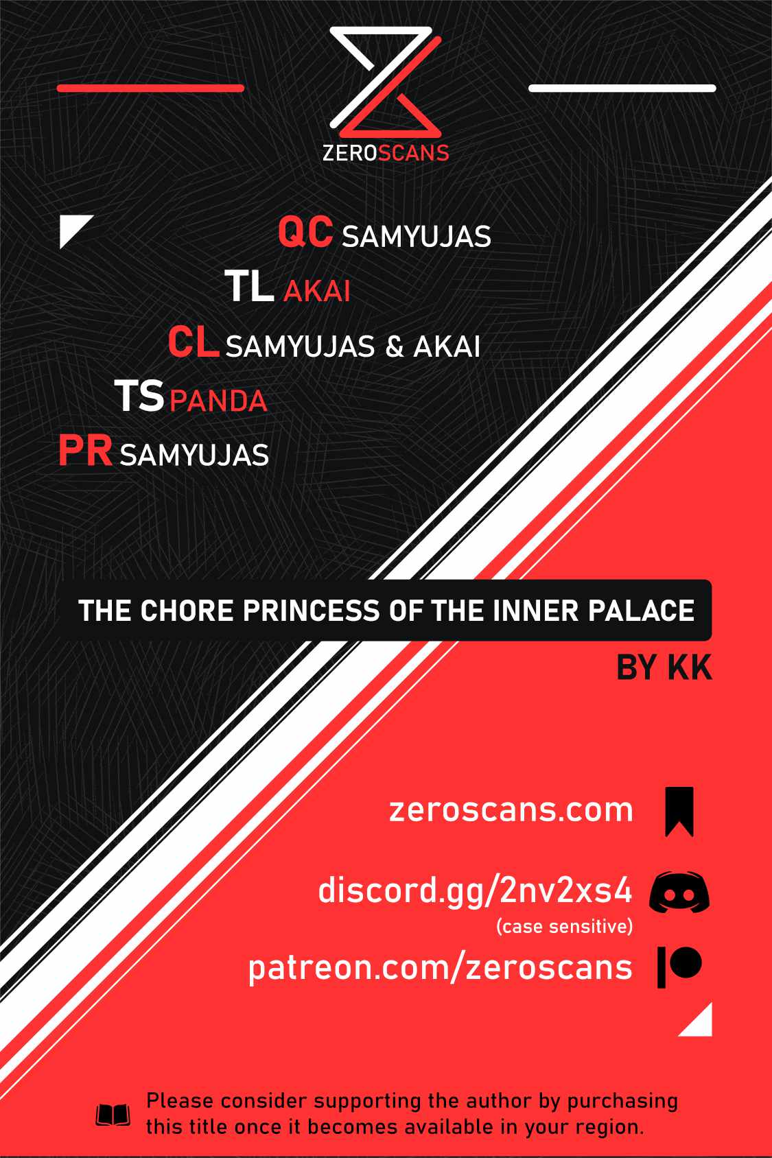 The Chore Princess of the Inner Palace Chapter 1 - Page 1