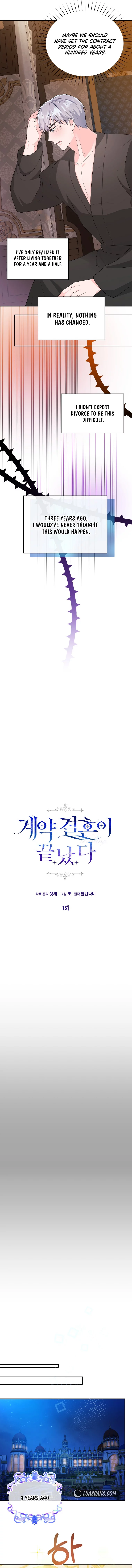 The Contract Marriage Has Come to an End Chapter 1 - Page 3