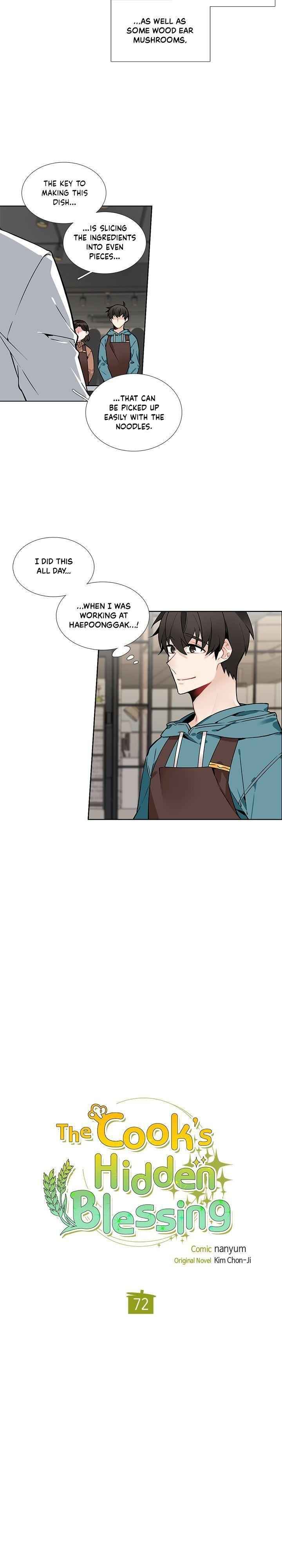 The Cook’s Hidden Blessing Chapter 72 - Page 1