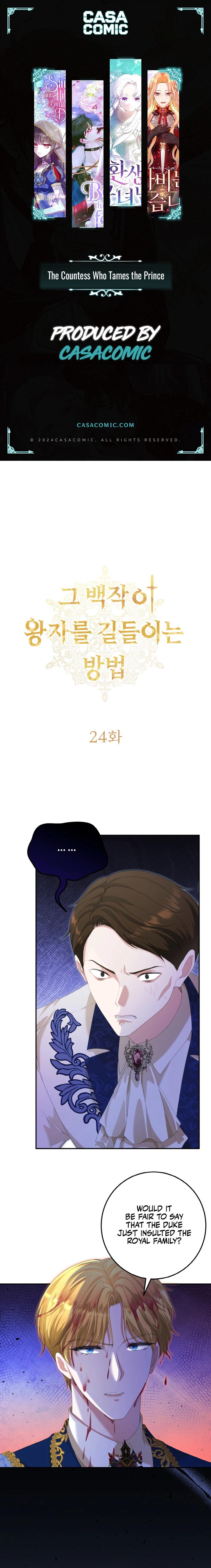 The Countess Who Tames the Prince Chapter 24 - Page 0