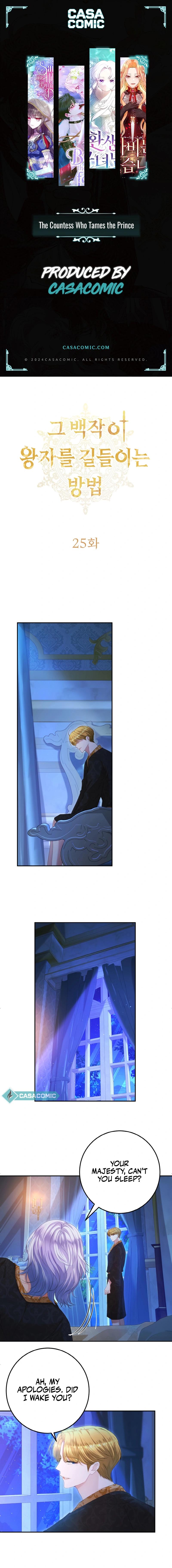 The Countess Who Tames the Prince Chapter 25 - Page 0