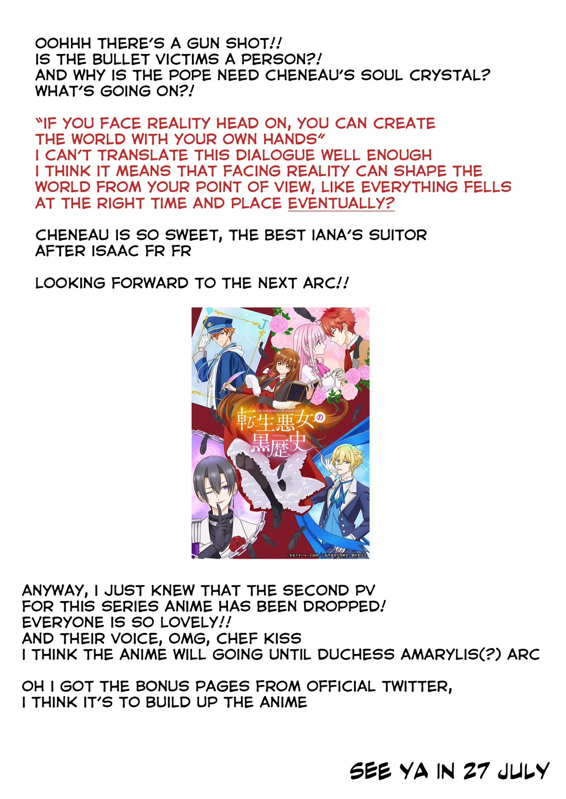 The Dark History of the Reincarnated Villainess Chapter 61 - Page 33