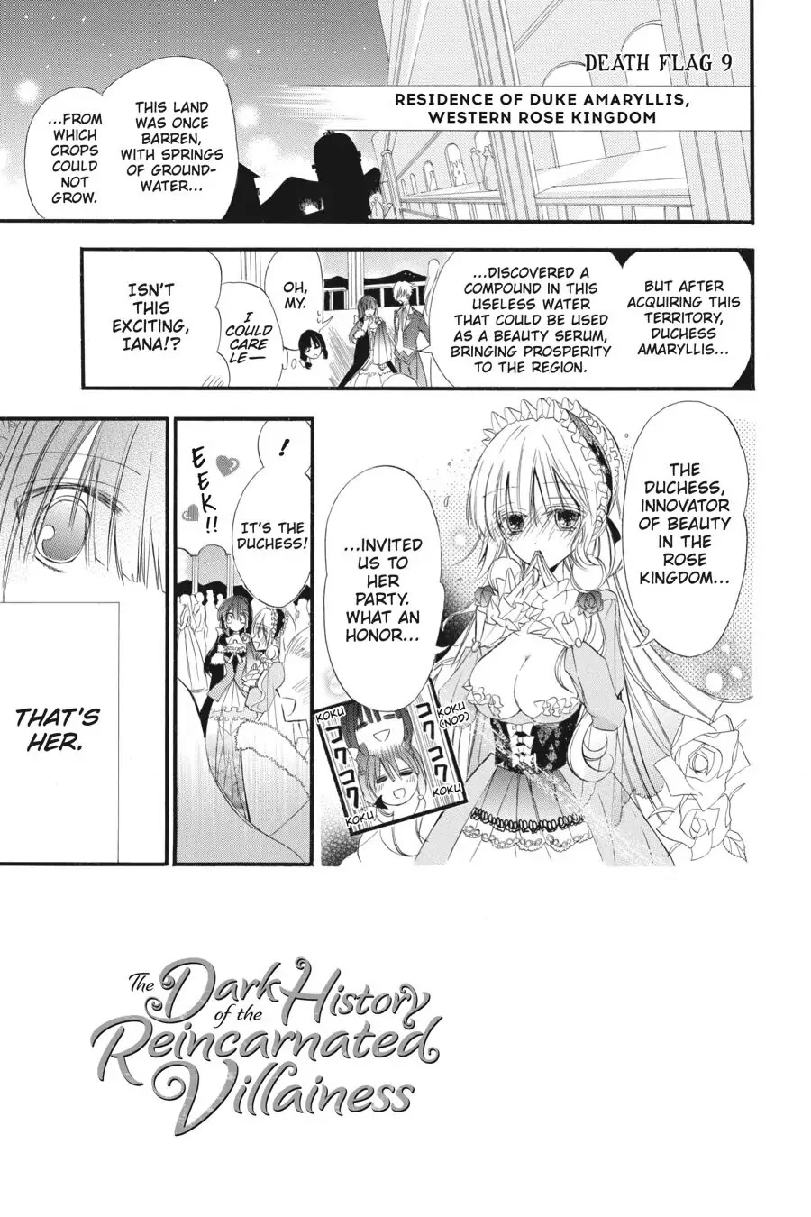 The Dark History of the Reincarnated Villainess Chapter 9 - Page 1