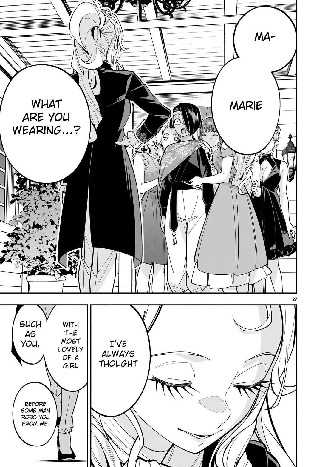 The Death Defying Princess Creates a Yuri Harem to Survive Chapter 4 - Page 27
