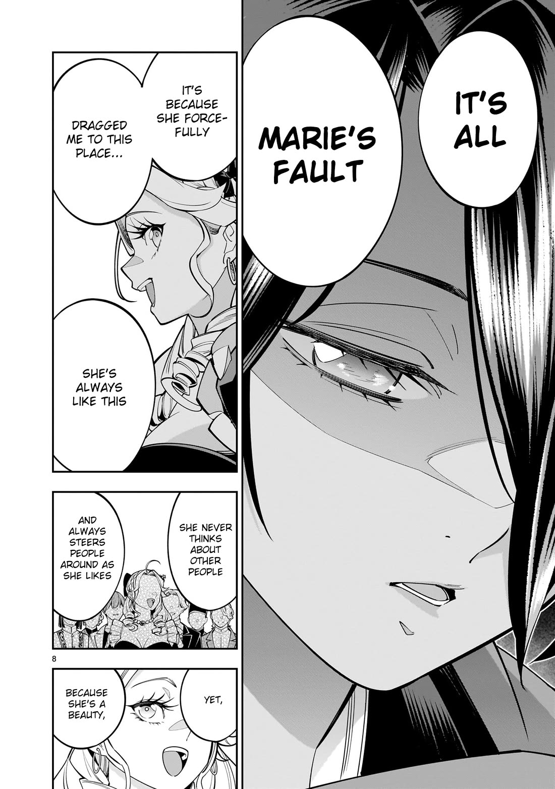 The Death Defying Princess Creates a Yuri Harem to Survive Chapter 4 - Page 8