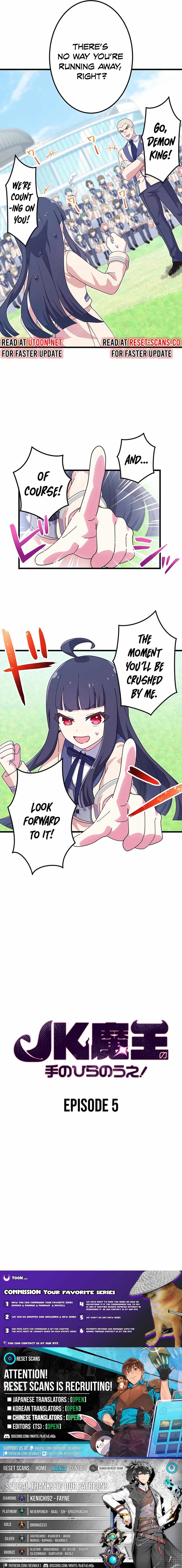 The Demon King Reincarnated as a Highschool Girl Chapter 5 - Page 9