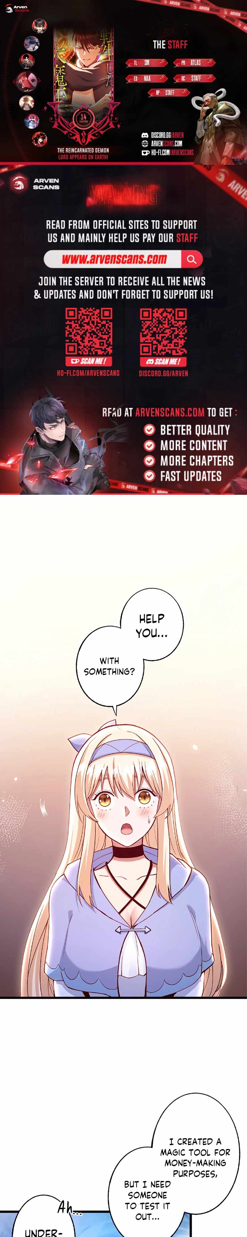 The Demon Lord Regains His Memories of His Previous Life and Becomes Unrivaled Chapter 14 - Page 1