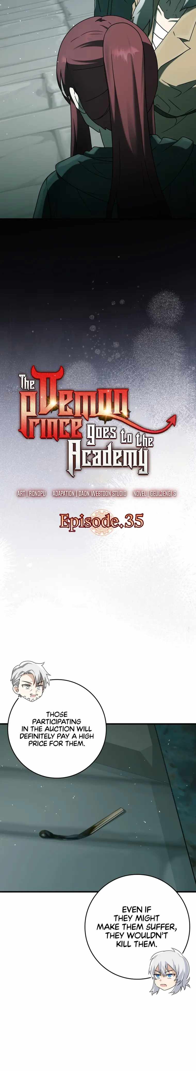 The Demon Prince Goes to the Academy Chapter 35 - Page 9