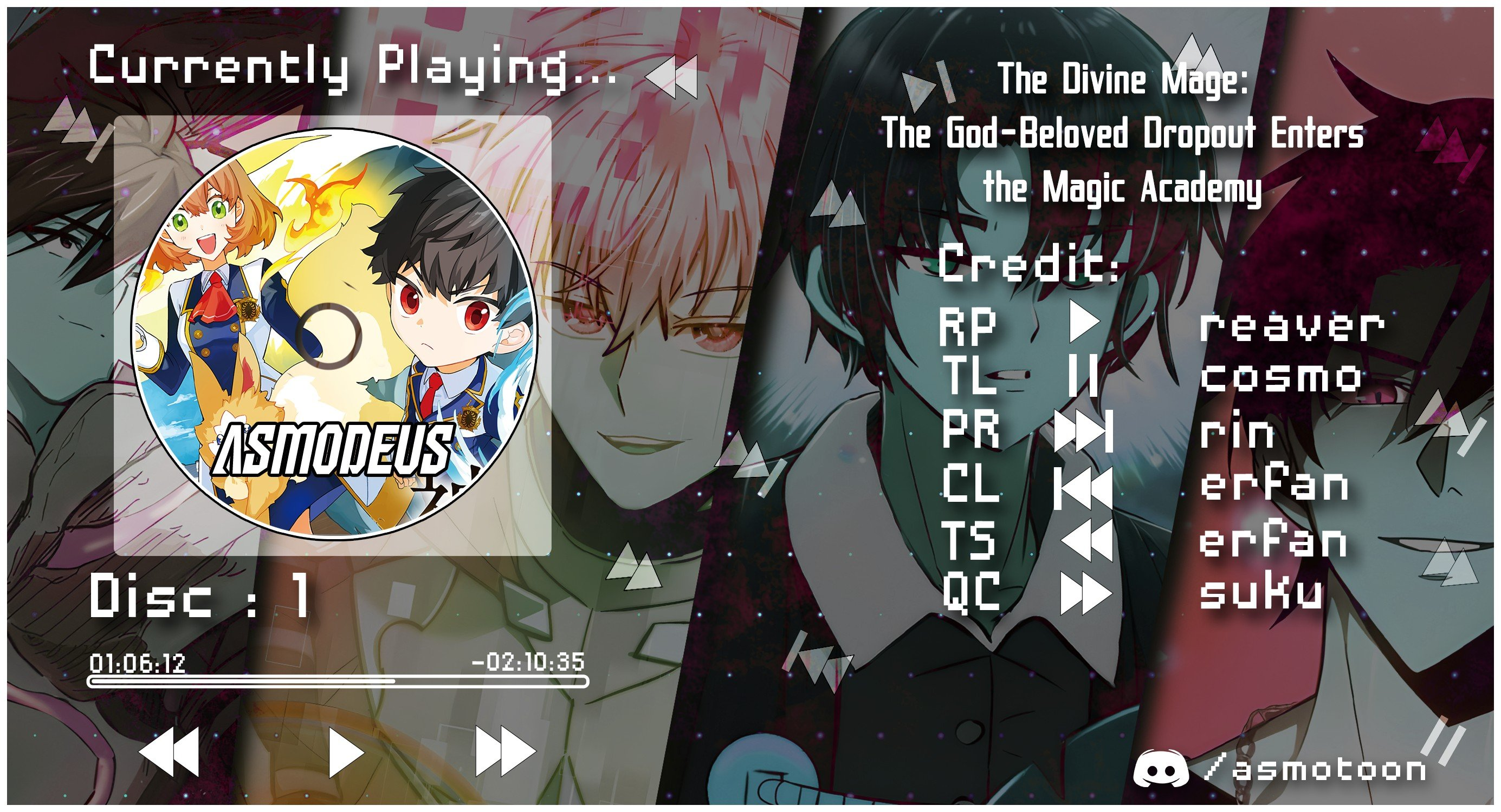 The Divine Mage: The God-Beloved Dropout Enters the Magic Academy Chapter 1 - Page 0