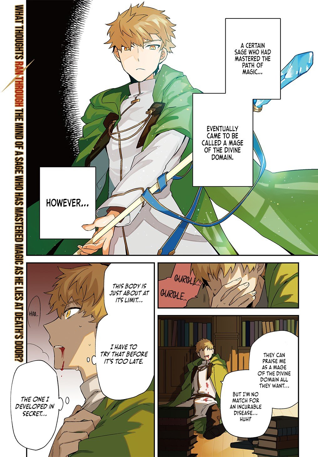 The Divine Mage: The God-Beloved Dropout Enters the Magic Academy Chapter 1 - Page 1