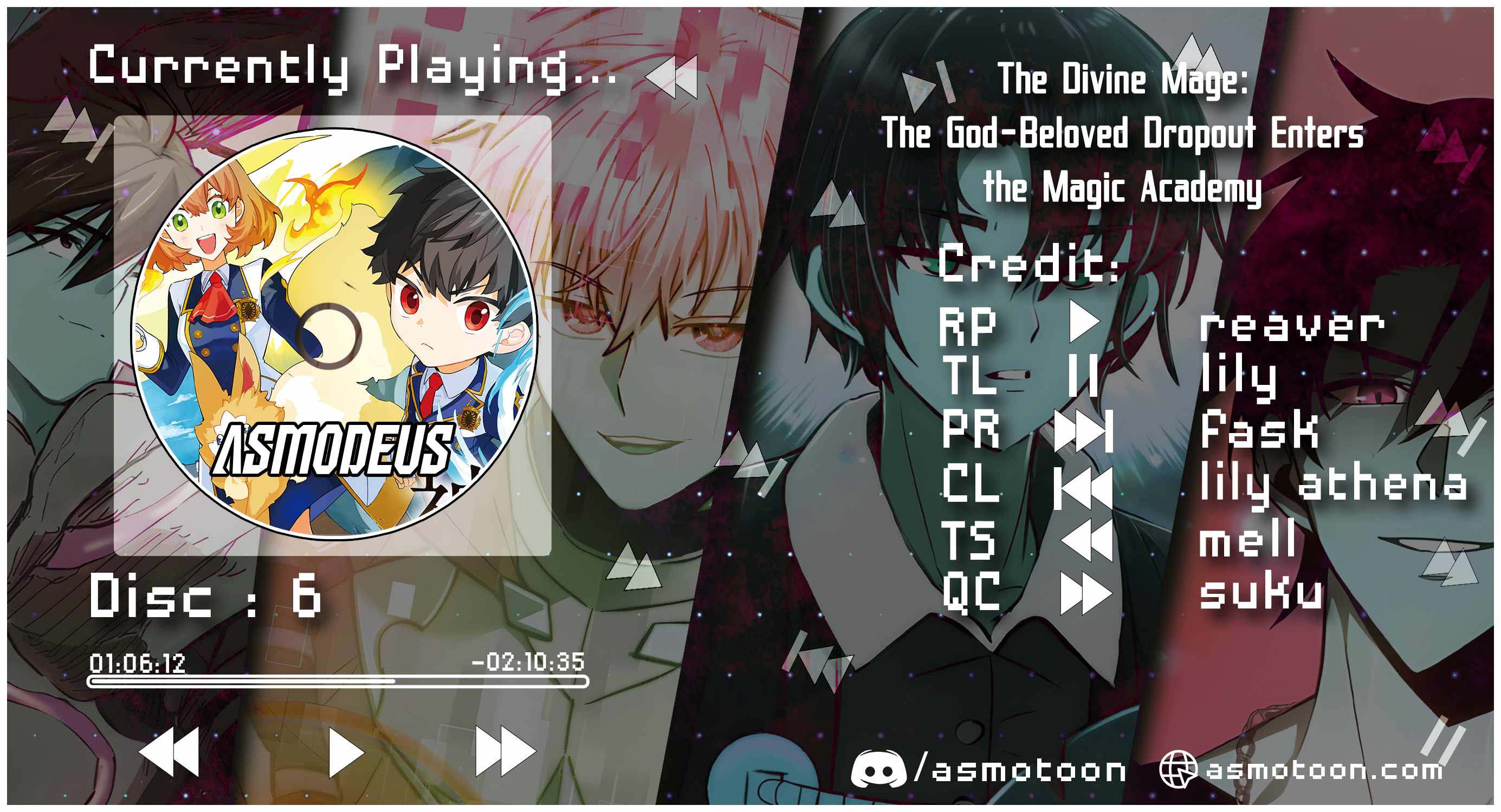 The Divine Mage: The God-Beloved Dropout Enters the Magic Academy Chapter 6 - Page 1