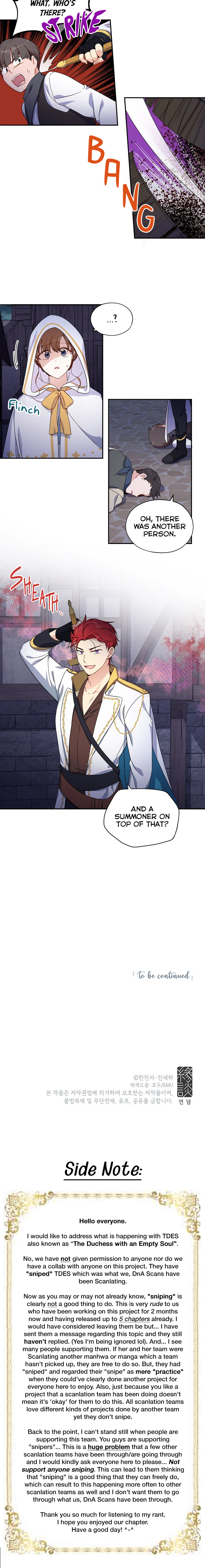 The Duchess With an Empty Soul Chapter 9 - Page 11