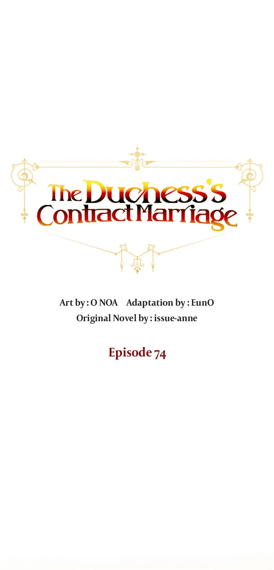The Duke of Ashleyan’s Contractual Marriage Chapter 74 - Page 1
