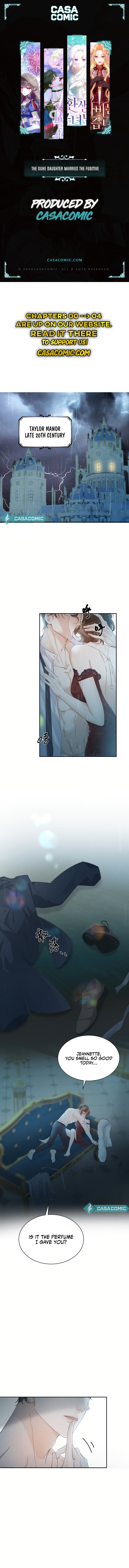 The Duke’s Daughter’s Flash Marriage With a Fugitive Chapter 0 - Page 0