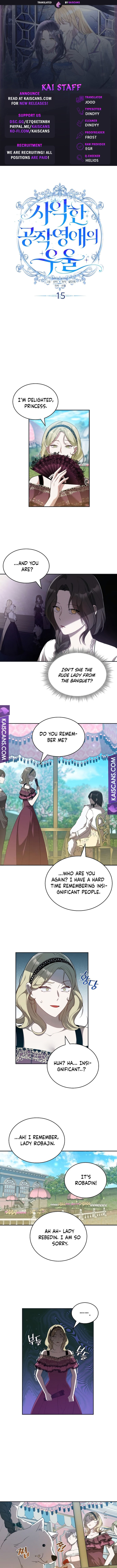 The Duke’s Villainous Daughter Is Depressed Chapter 15 - Page 0