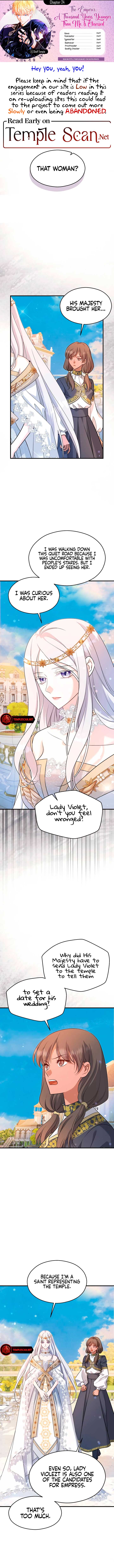 The Emperor, a Thousand Years Younger Than Me, Is Obsessed Chapter 24 - Page 1