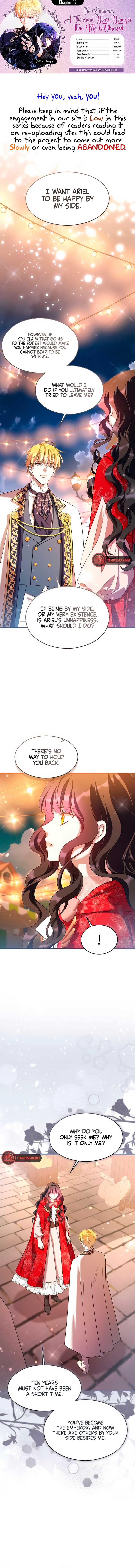 The Emperor, a Thousand Years Younger Than Me, Is Obsessed Chapter 37 - Page 1