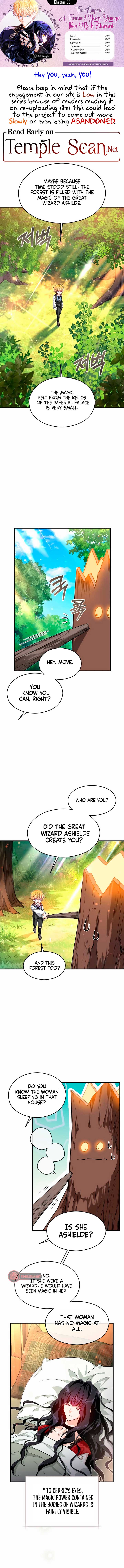 The Emperor, a Thousand Years Younger Than Me, Is Obsessed Chapter 8 - Page 1