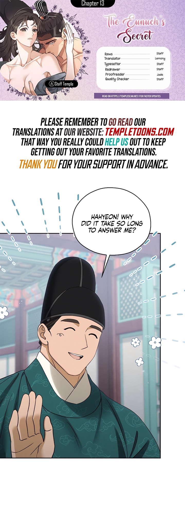 The Eunuch’s Secret Chapter 13 - Page 0