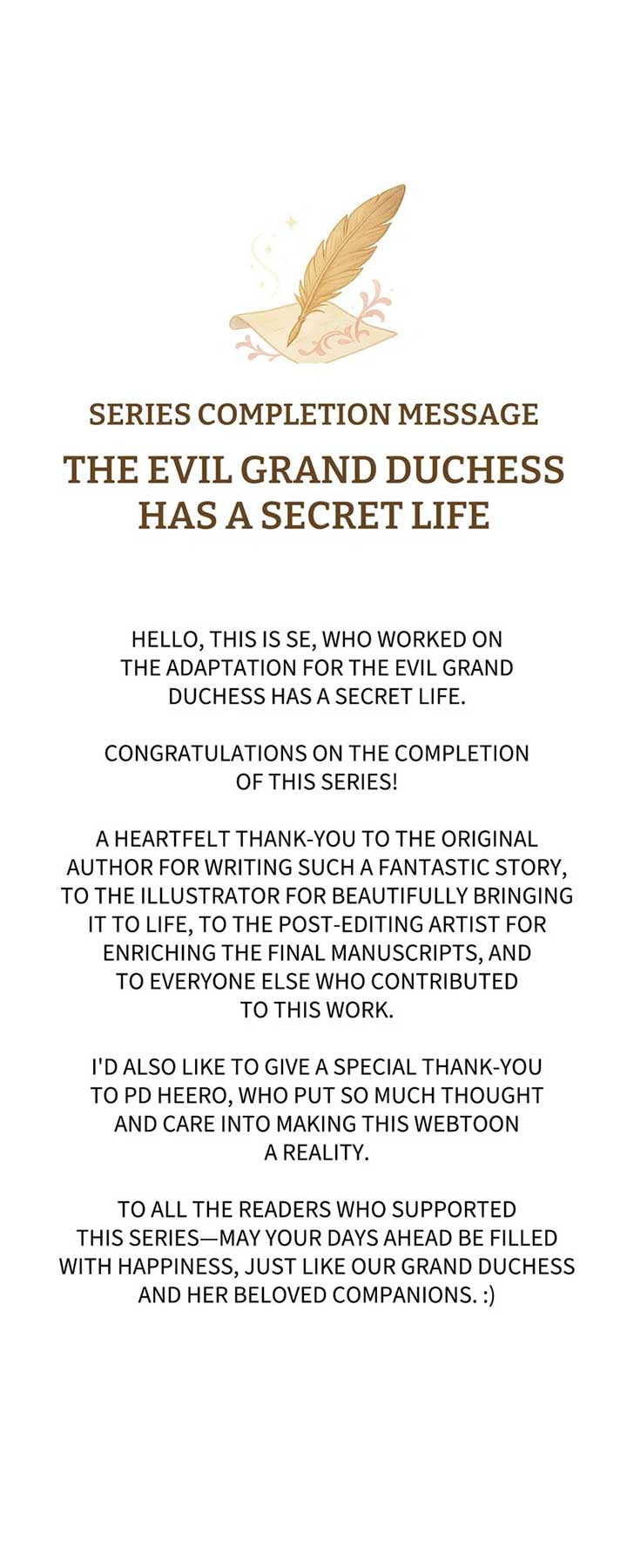 The Evil Grand Duchess Has a Secret Life Chapter 93.5 - Page 1