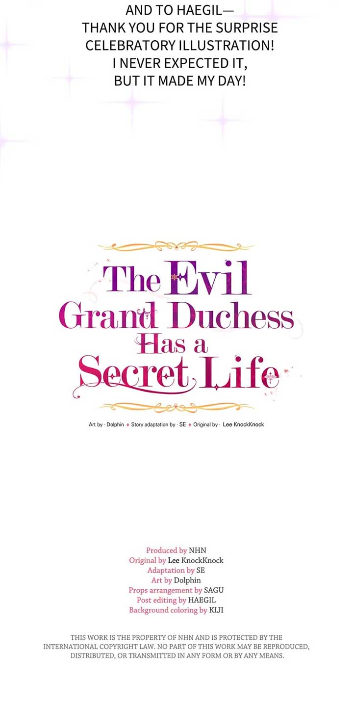 The Evil Grand Duchess Has a Secret Life Chapter 93.5 - Page 4