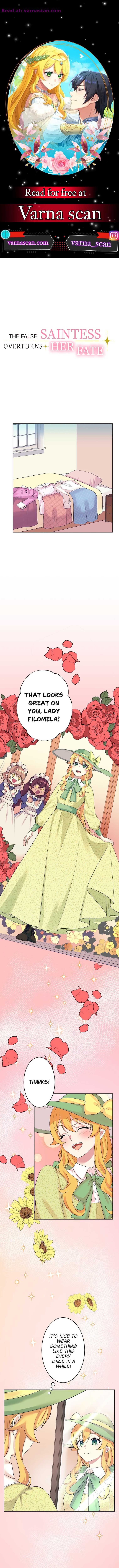 The False Saintess Overturns Her Fate Chapter 22 - Page 1