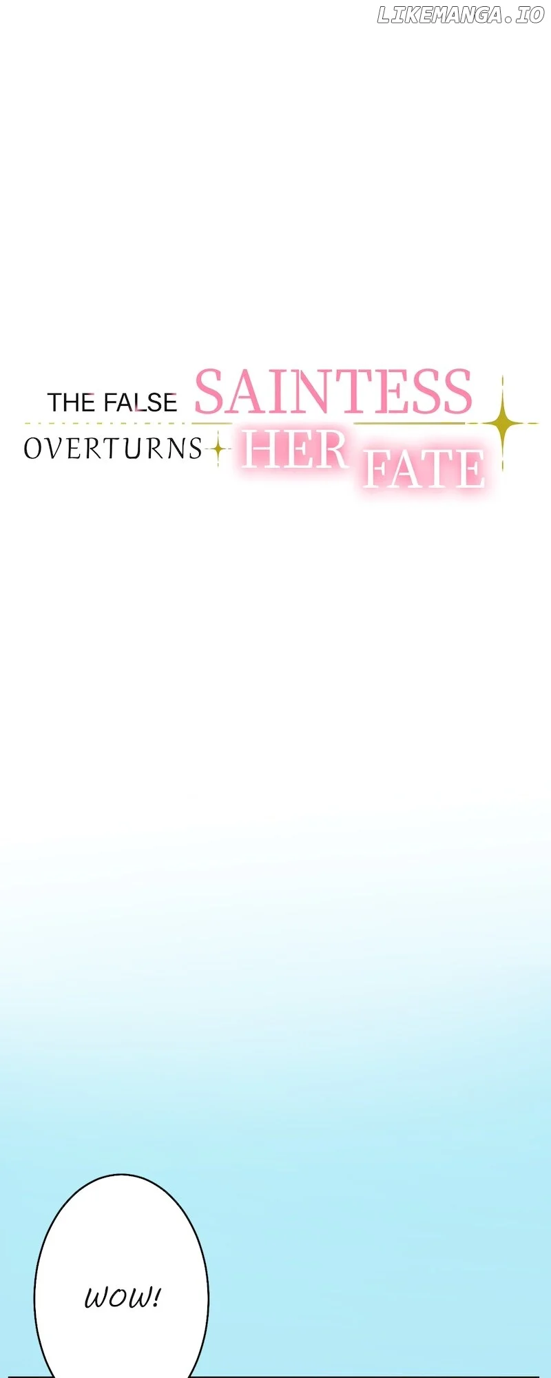 The False Saintess Overturns Her Fate Chapter 4 - Page 1