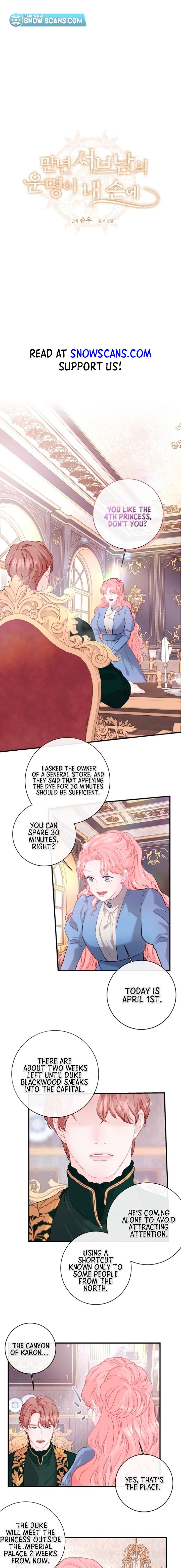 The Fate of the Perennial Sub Male Lead Is in My Hands Chapter 3 - Page 0