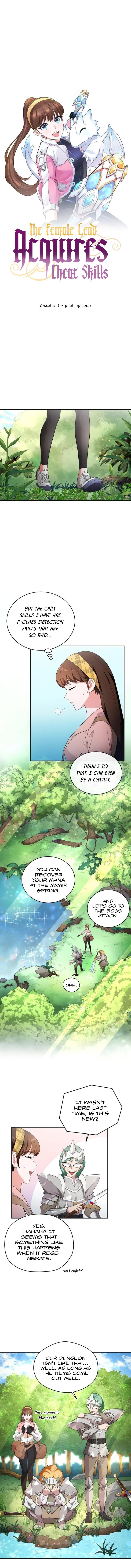The Female Lead Acquires Cheat Skills Chapter 1 - Page 8