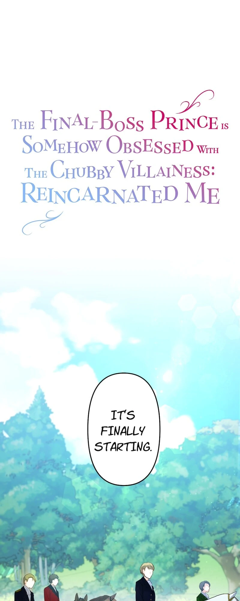 The Final-Boss Prince is Somehow Obsessed with the Chubby Villainess: Reincarnated Me Chapter 34 - Page 0