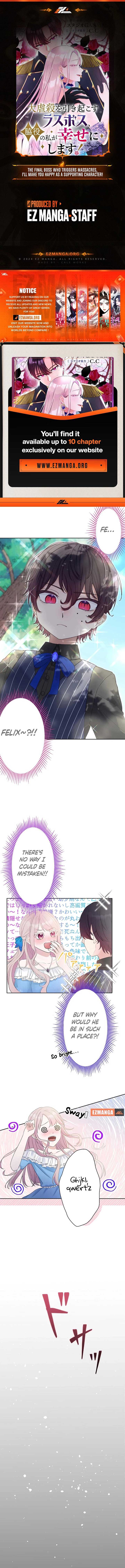 The Final Boss Who Triggers Massacres, I’ll Make You Happy as a Supporting Character! Chapter 3 - Page 0