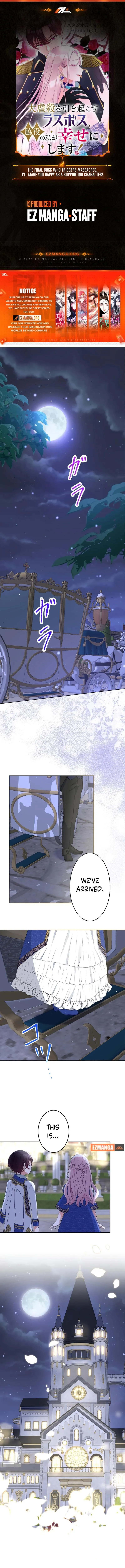 The Final Boss Who Triggers Massacres, I’ll Make You Happy as a Supporting Character! Chapter 9 - Page 0