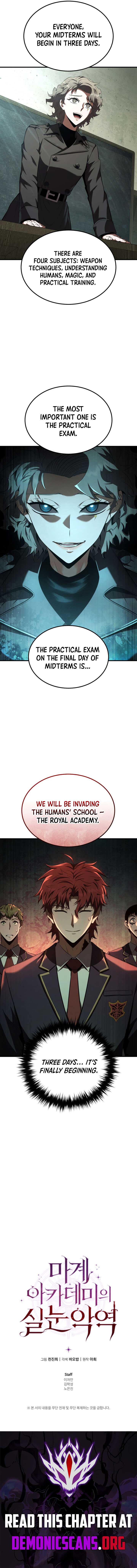 The Fox-Eyed Villain of the Demon Academy Chapter 34 - Page 14