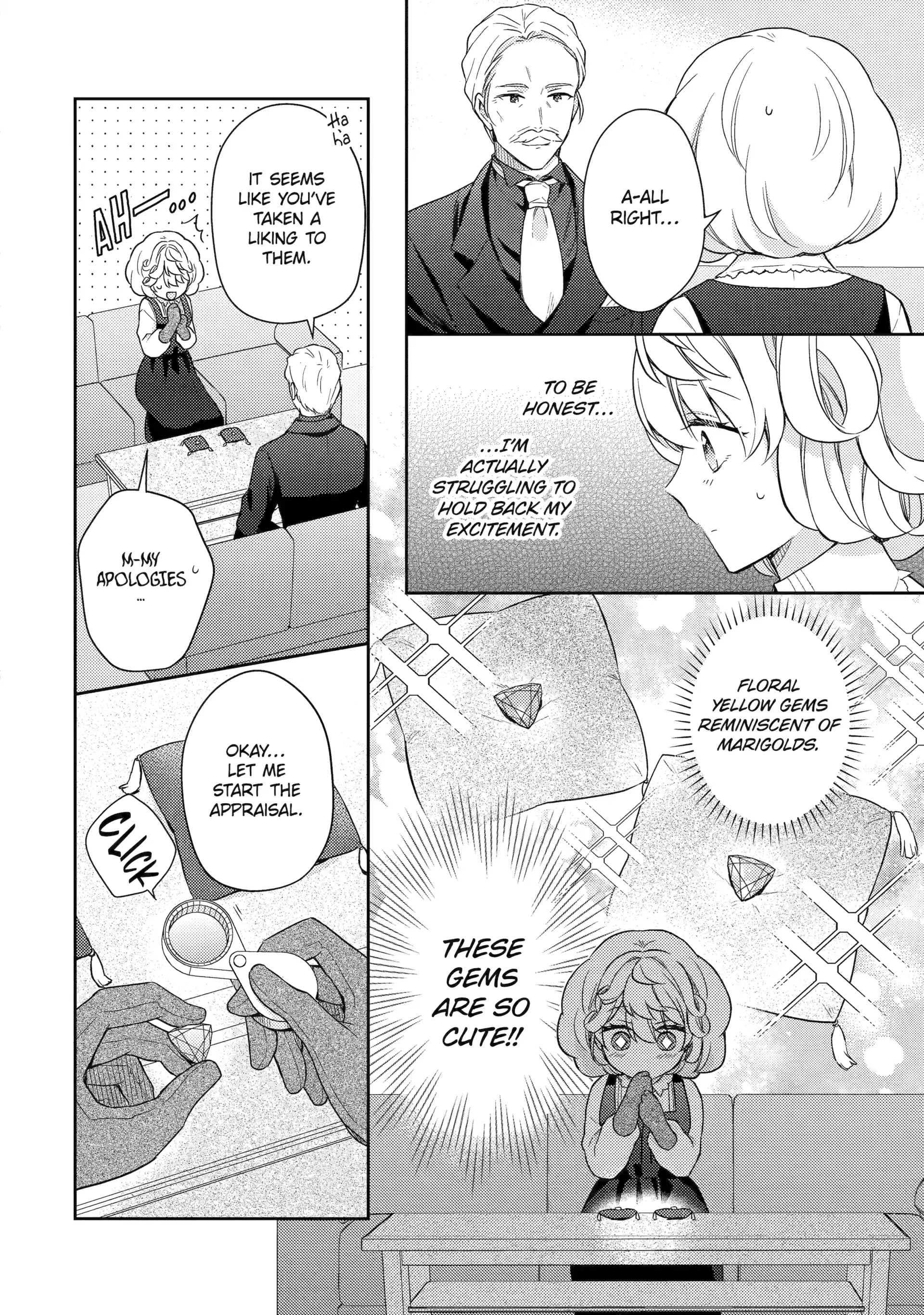 The Free Life of the Forlorn Lady: Shining On as a Gem Appraiser After Getting Dumped Chapter 3.2 - Page 1