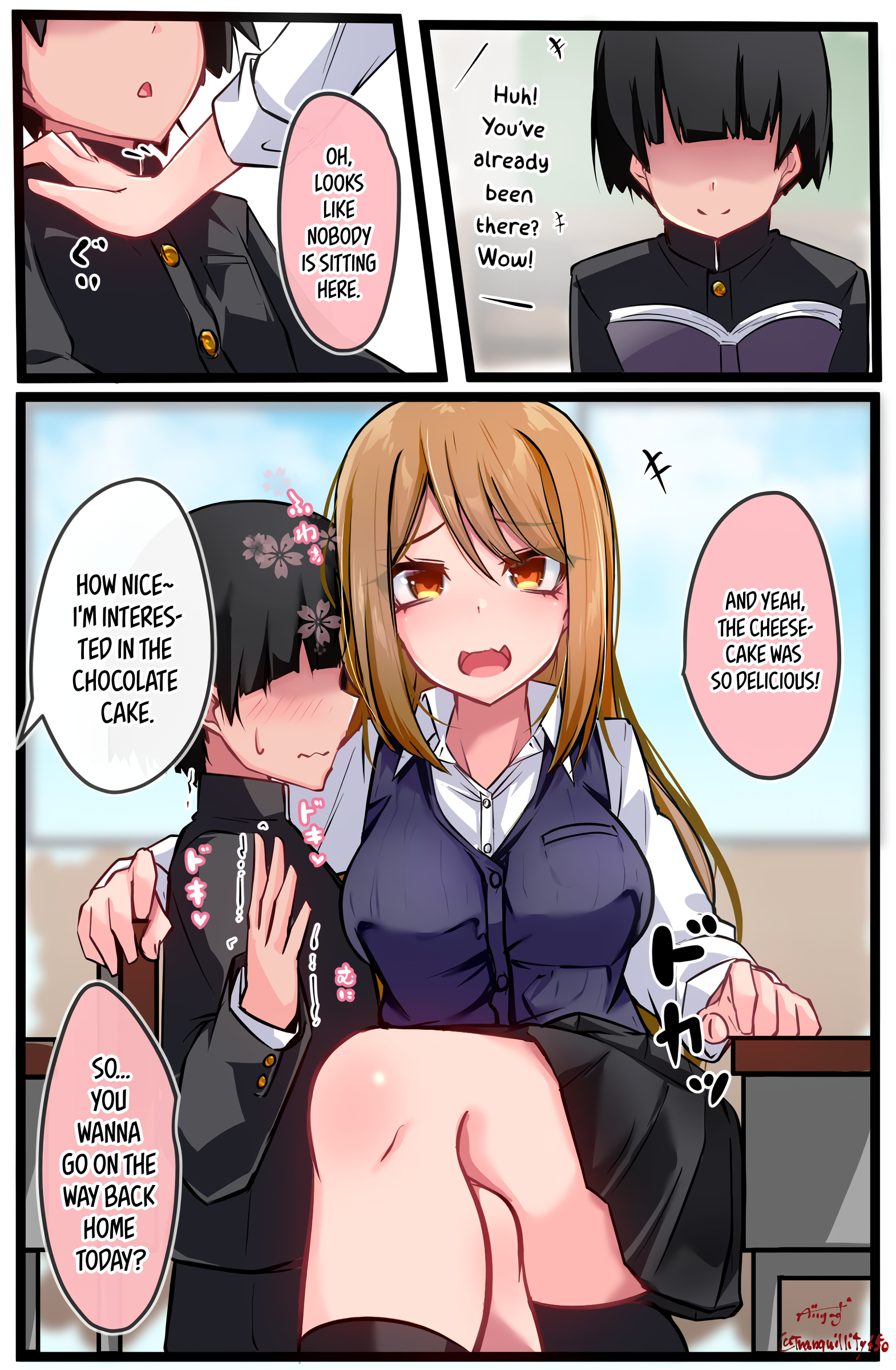 The Gals in My Class Treat Me Like Air Chapter 1 - Page 1