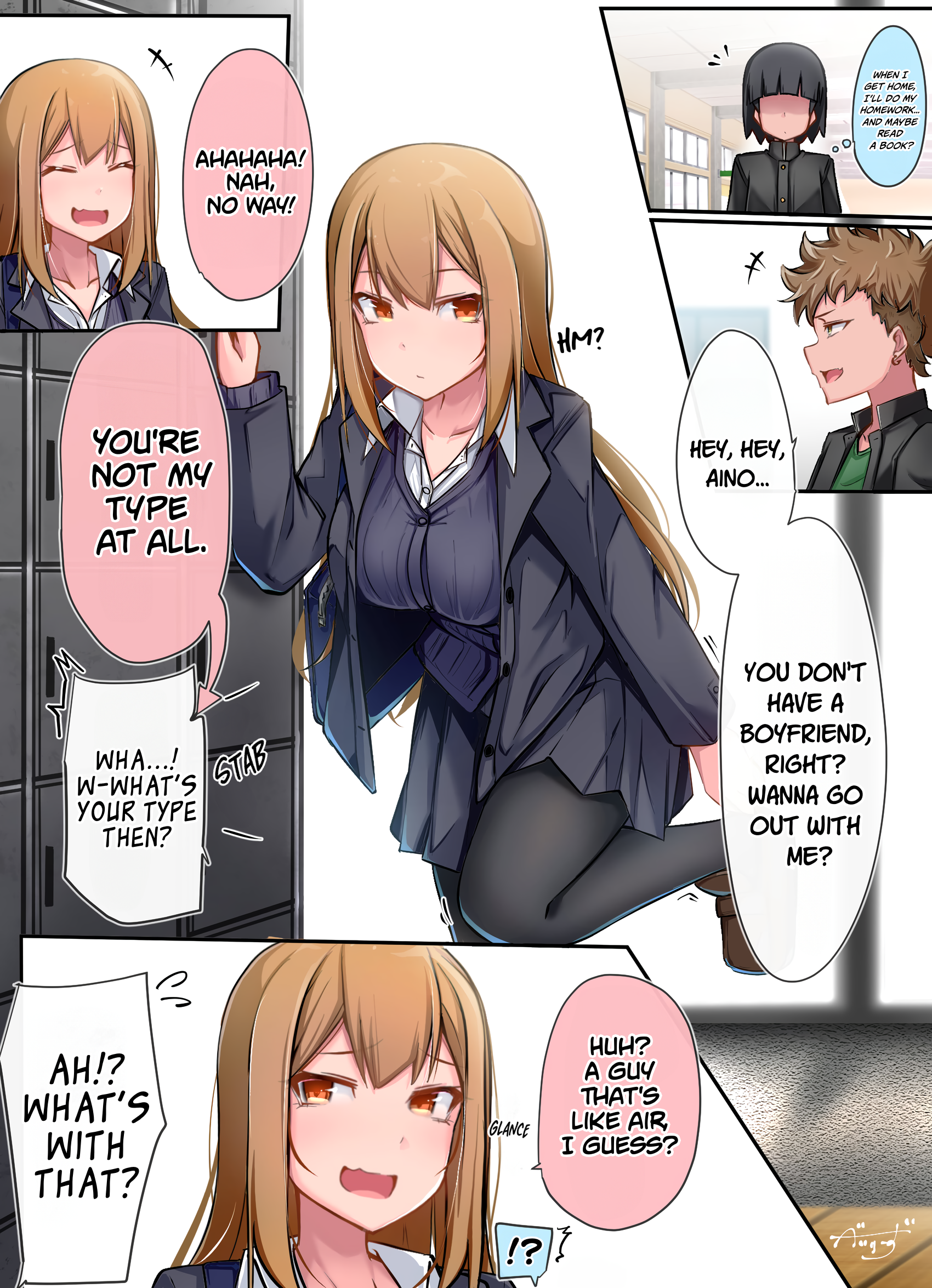 The Gals in My Class Treat Me Like Air Chapter 23.4 - Page 1