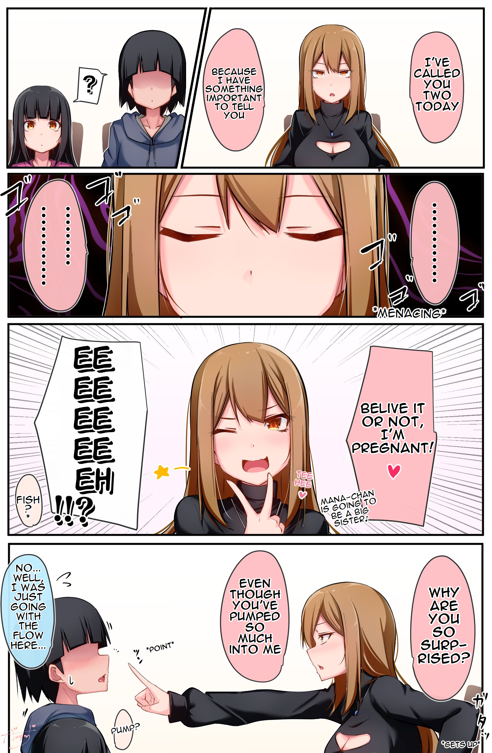 The Gals in My Class Treat Me Like Air Chapter 33 - Page 1