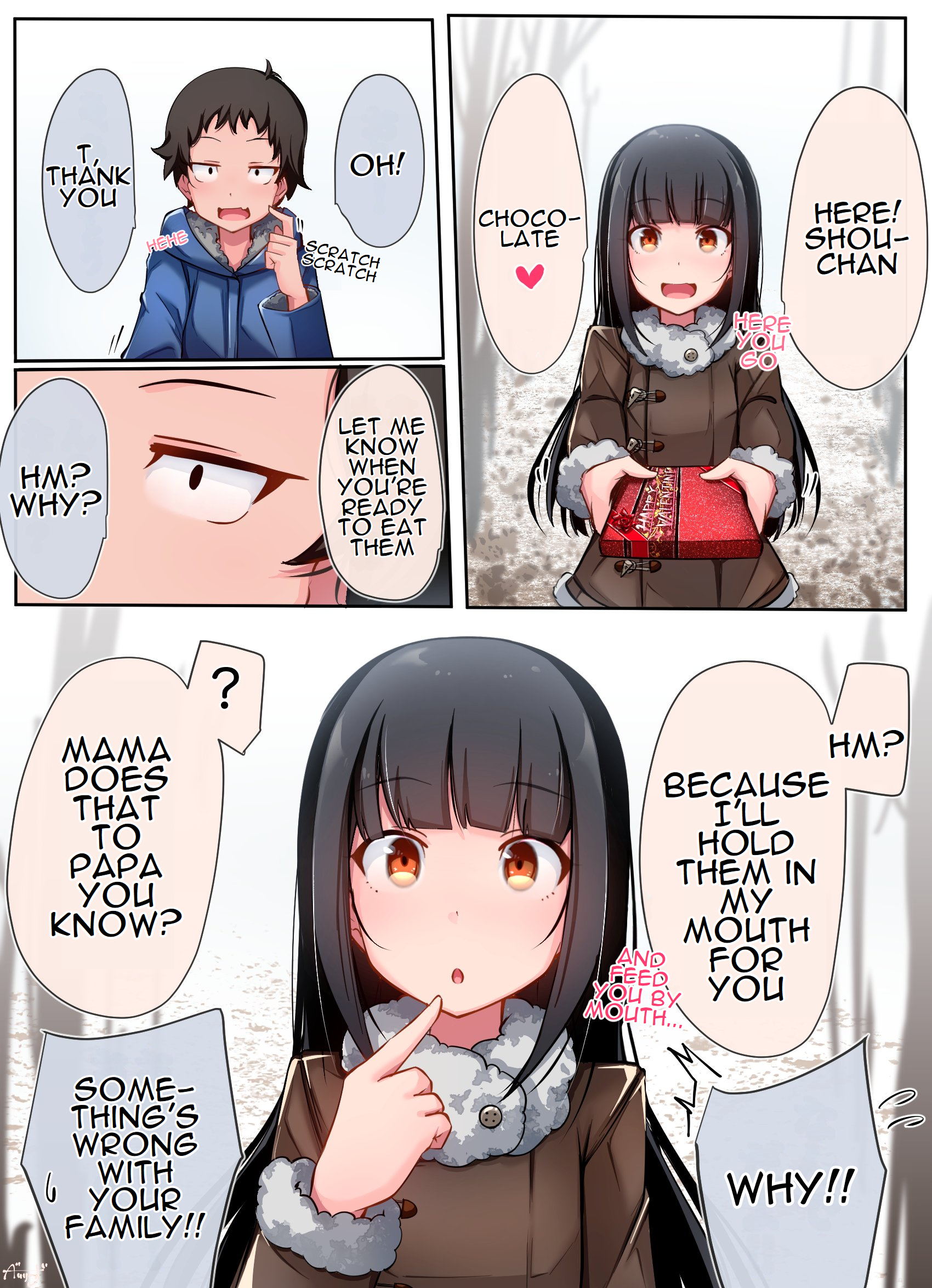 The Gals in My Class Treat Me Like Air Chapter 38 - Page 1
