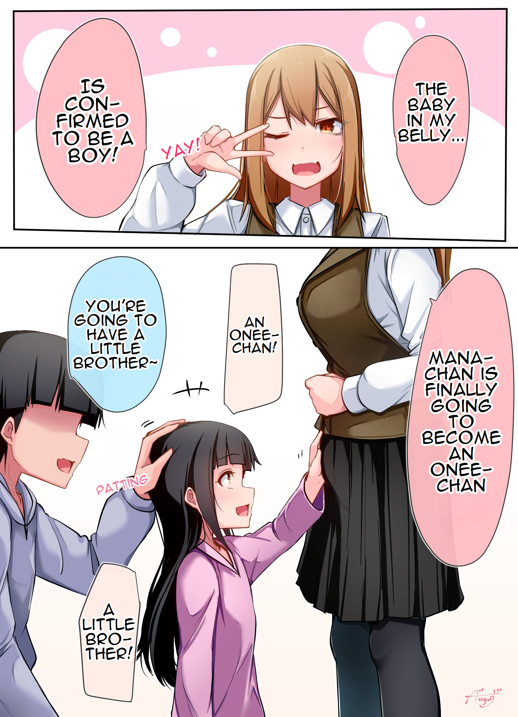 The Gals in My Class Treat Me Like Air Chapter 39 - Page 1