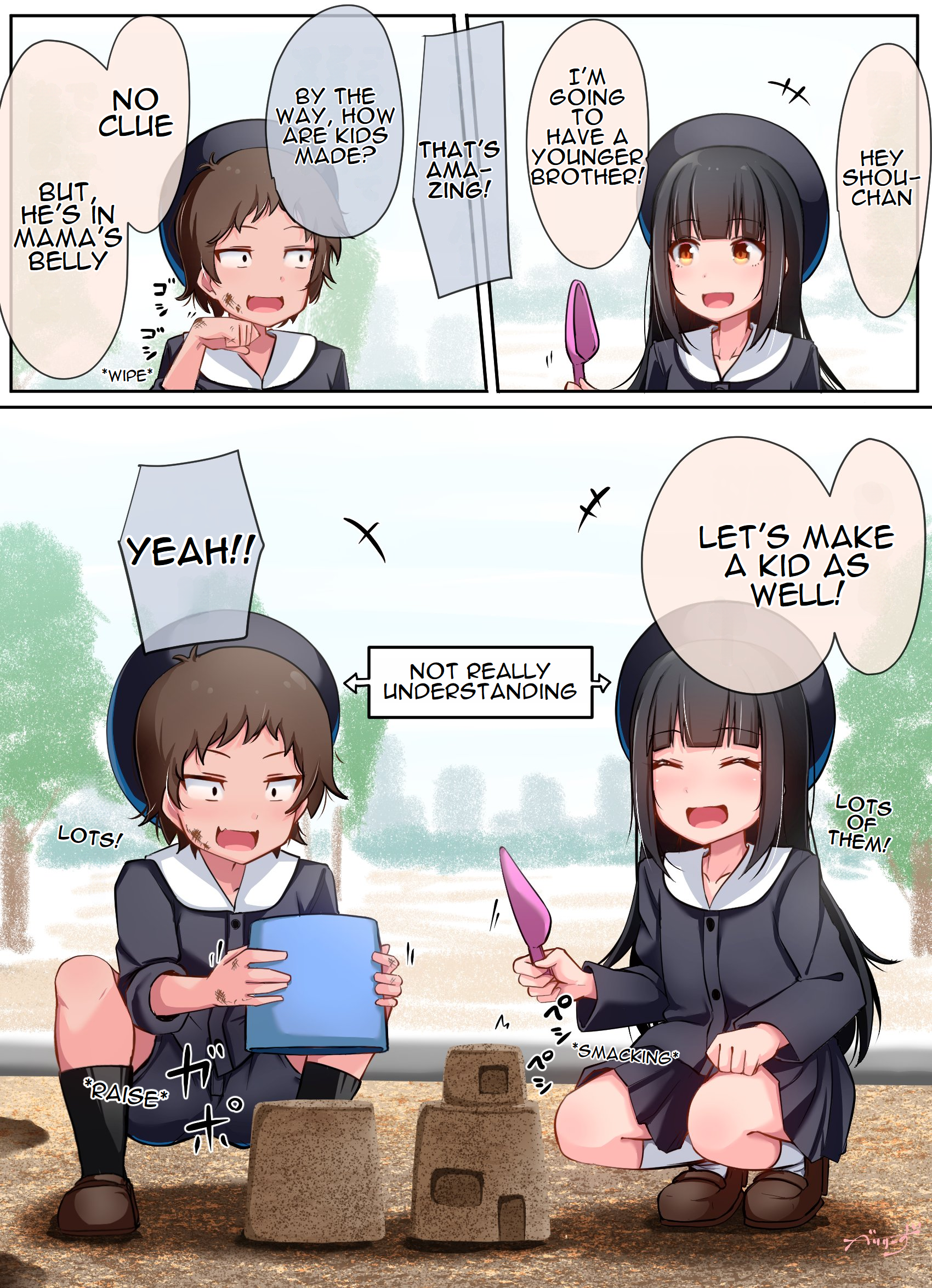 The Gals in My Class Treat Me Like Air Chapter 40 - Page 1