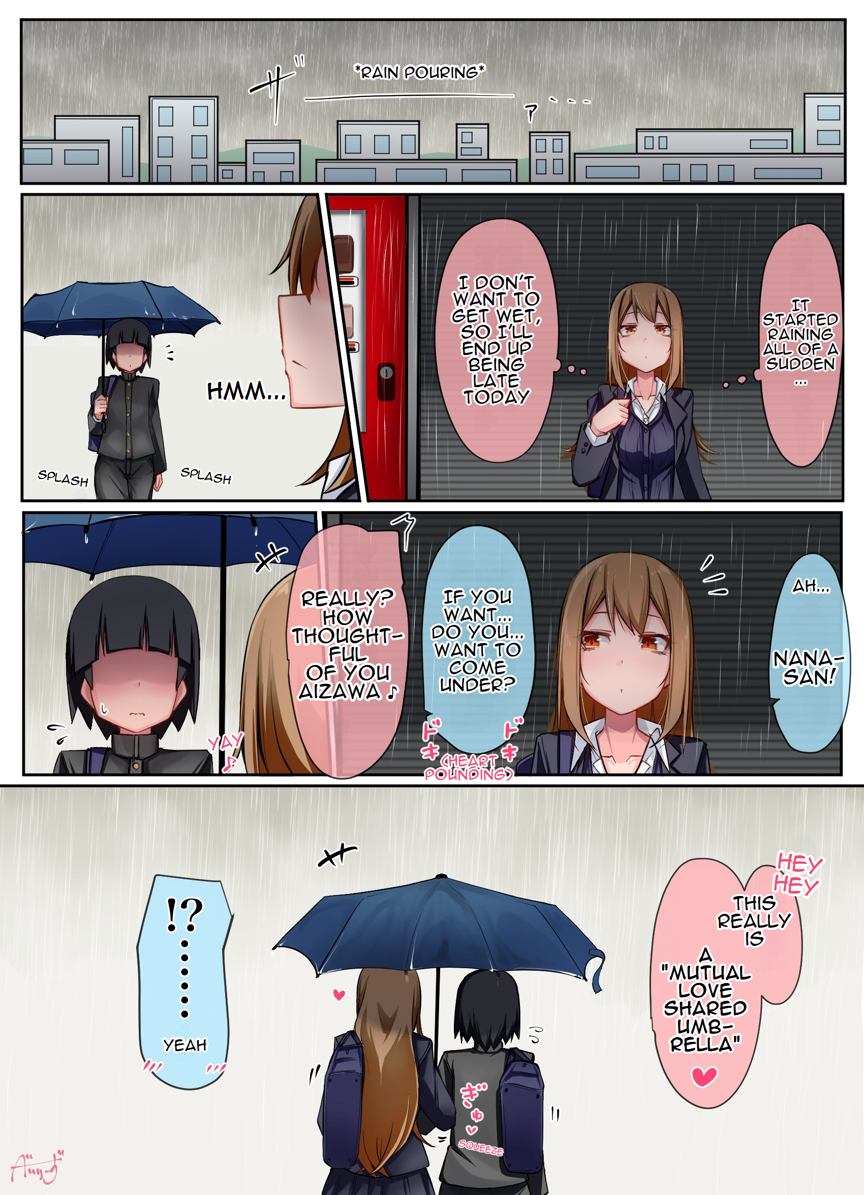 The Gals in My Class Treat Me Like Air Chapter 41.2 - Page 1