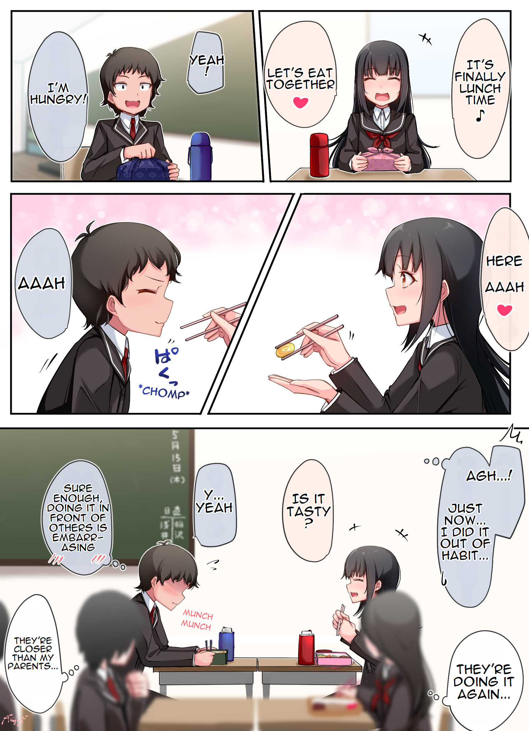The Gals in My Class Treat Me Like Air Chapter 47 - Page 1